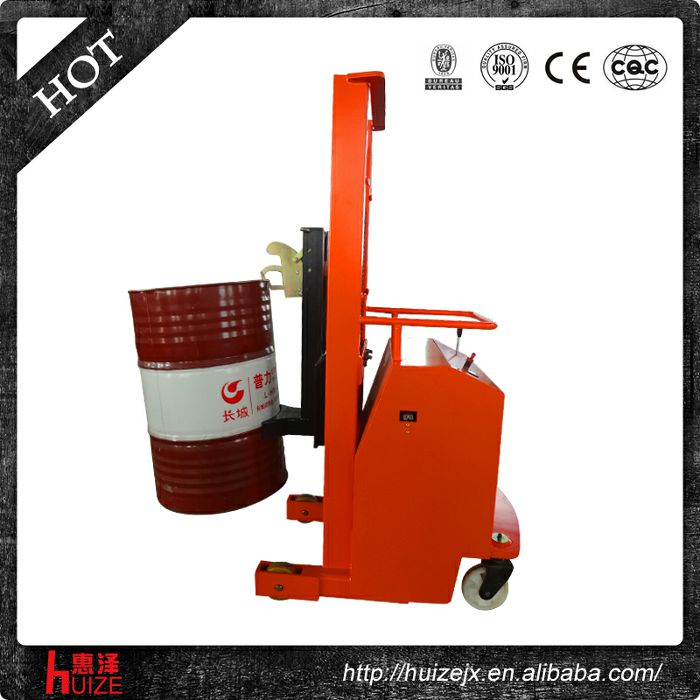 半電動(dòng)配重油桶車（無(wú)底腿，只堆垛，不翻轉(zhuǎn)）