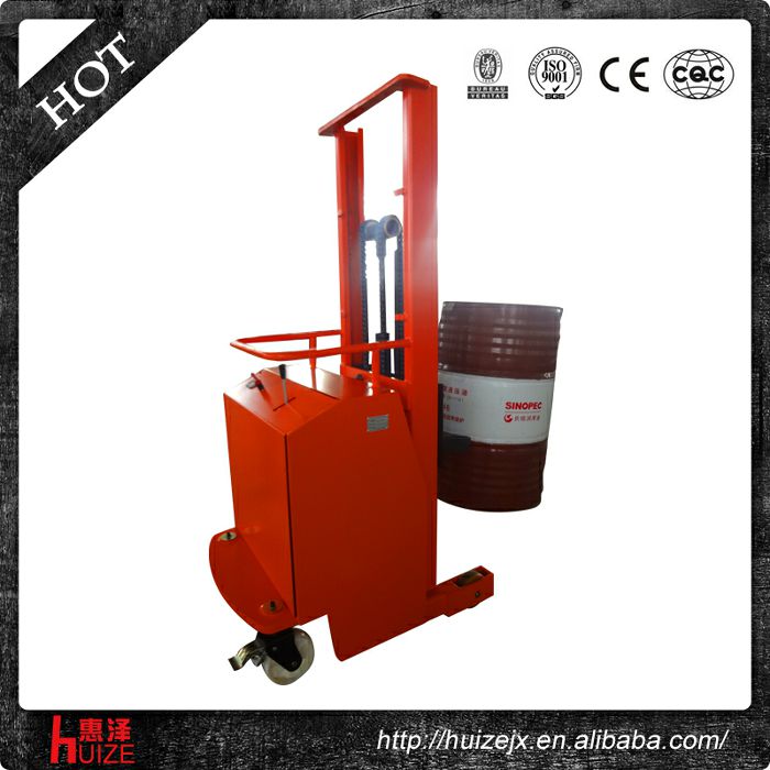 2半電動(dòng)配重油桶車（無(wú)底腿，只堆垛，不翻轉(zhuǎn)）