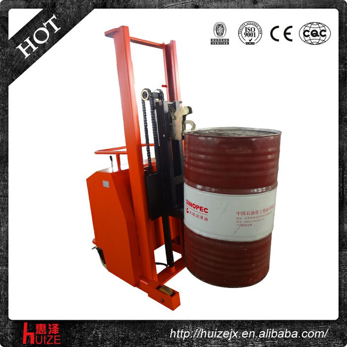 半電動配重油桶車（無底腿,只堆垛，不翻轉(zhuǎn)）